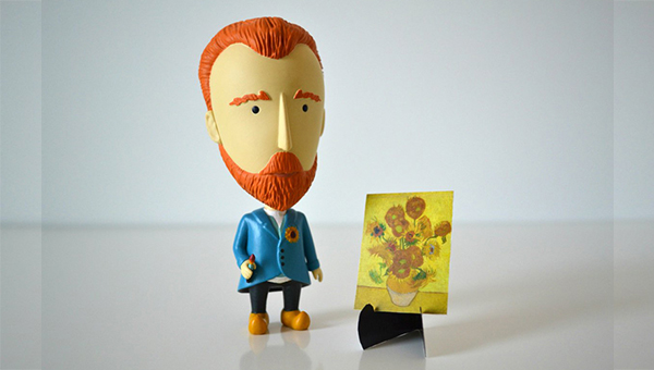 梵高小塑像 梵高小塑像