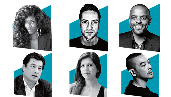 (上圖左起):Bozoma Saint John、Marcelo Pascoa、喬納森˙米爾登霍爾 (下圖左起)笙啓英、Michelle Cordeiro Gra (上圖左起):Bozoma Saint John、Marcelo Pascoa、喬納森˙米爾登霍爾 (下圖左起)笙啓英、Michelle Cordeiro Gra