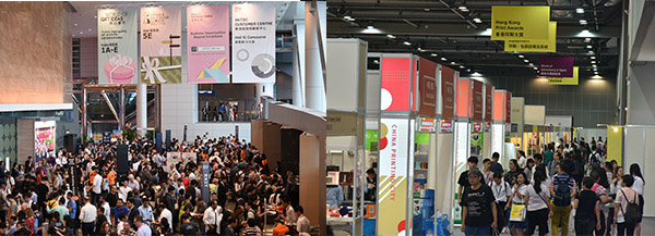 禮品及贈品展(左圖), 印刷及包裝展(右圖) 禮品及贈品展(左圖), 印刷及包裝展(右圖)