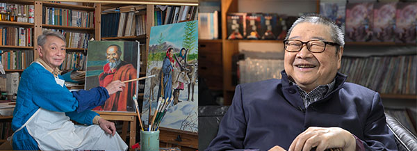 杜漸(左圖)和倪匡(右圖)