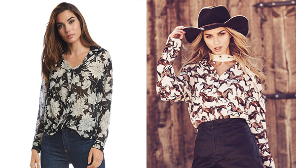 花卉和動物圖案服裝 花卉和動物圖案服裝