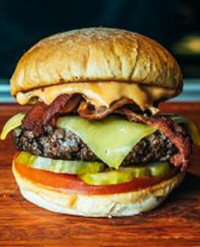 The Butcher’s Club supplies ingredients to create a burger The Butcher’s Club supplies ingredients to create a burger